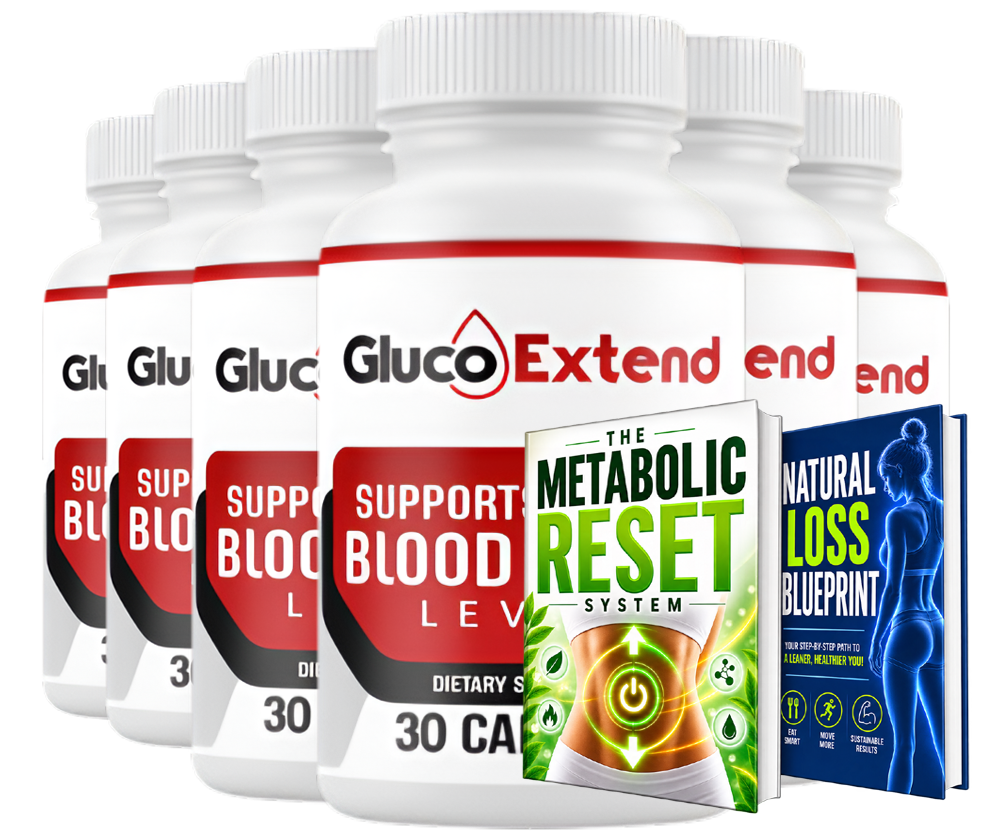 6 bottles of Gluco Extend