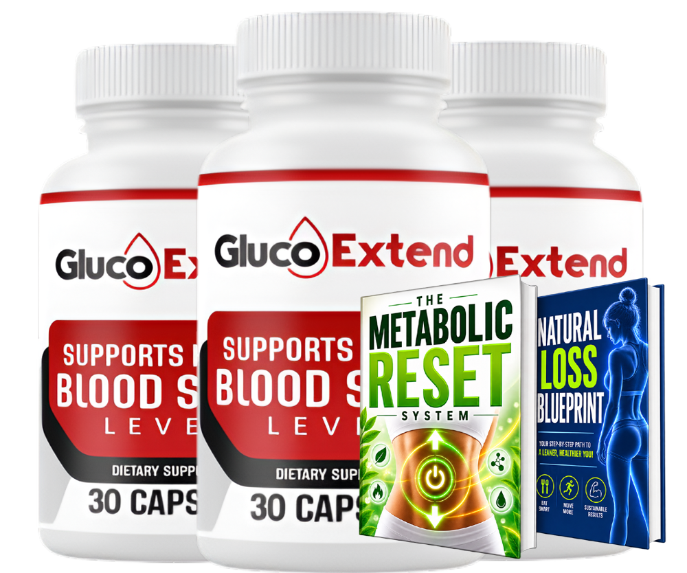 3 bottles of Gluco Extend